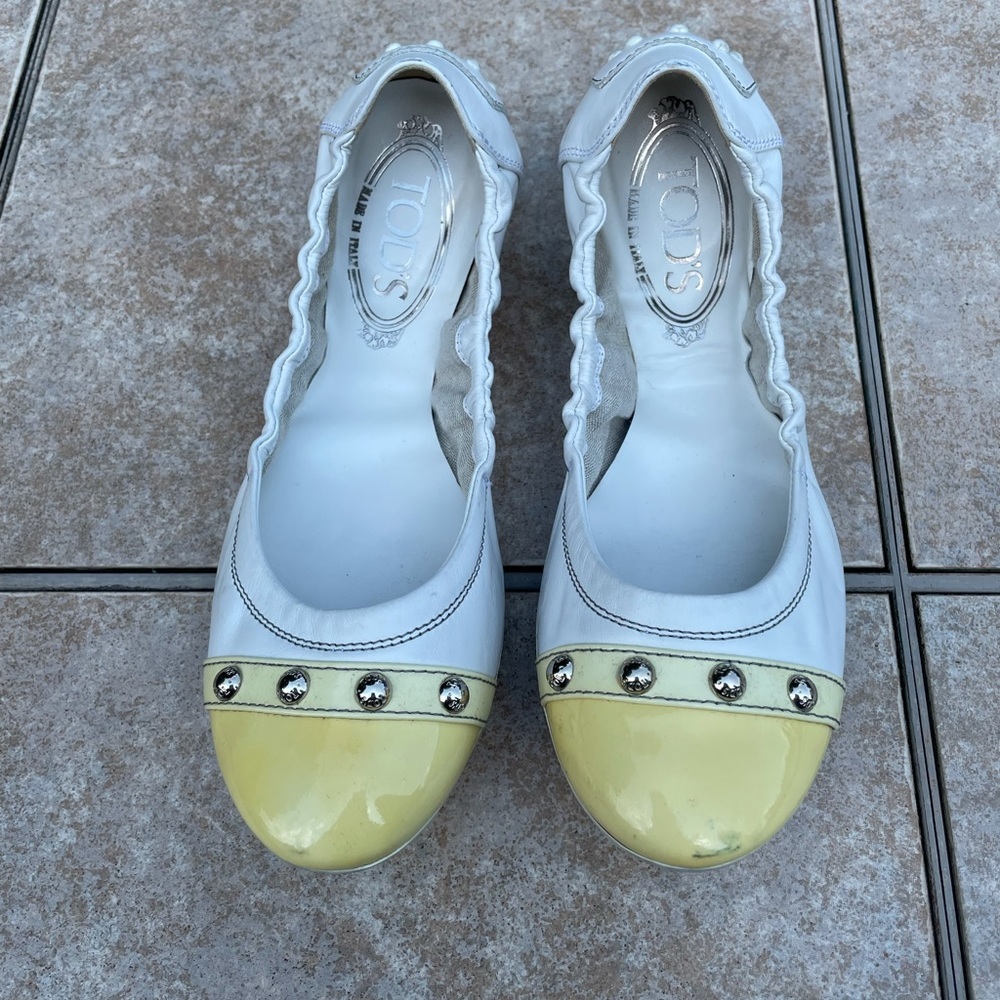 Tods ballet flats size 37